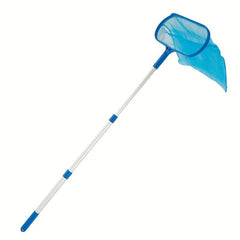 Pool Leaf Net Telescopic Skimmer Rake for Cleaning Pools & Ponds