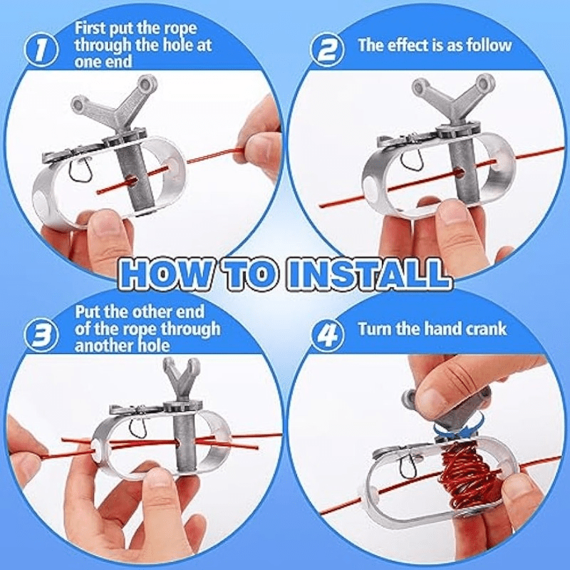 4 Pack Pool Cover Winch Aluminum Cable Tensioner Ratchet Winch