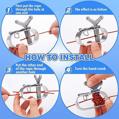4 Pack Pool Cover Winch Aluminum Cable Tensioner Ratchet Winch