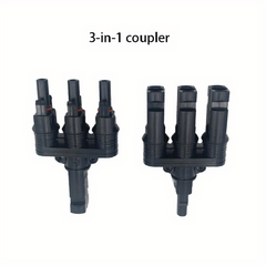 MC4 Cable Coupler 5 in 1 T Type Connection Parallel for Solar Energy