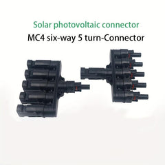 MC4 Cable Coupler 5 in 1 T Type Connection Parallel for Solar Energy