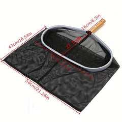 Pool Skimmer Net Heavy Duty Cleaning Tool Fine Nylon Mesh Bag Easy Scoop