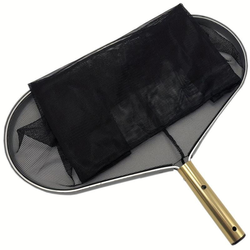 Pool Skimmer Net Heavy Duty Cleaning Tool Fine Nylon Mesh Bag Easy Scoop
