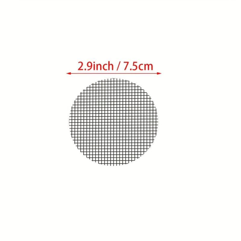 50pcs Flower Pot Hole Mesh Pad Round Drainage Hole Screens Prevent Soil Loss