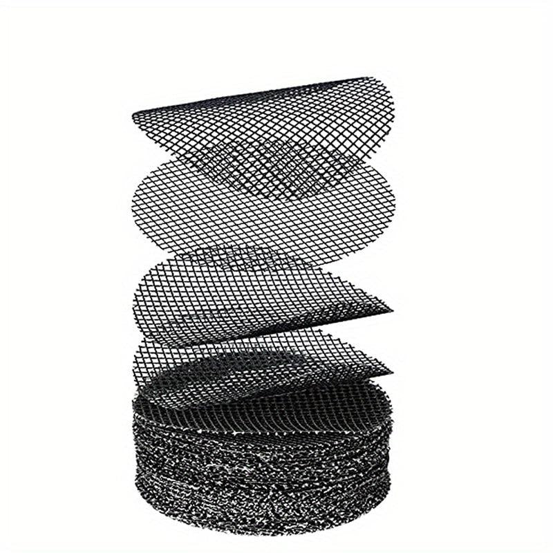 50pcs Flower Pot Hole Mesh Pad Round Drainage Hole Screens Prevent Soil Loss