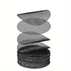 50pcs Flower Pot Hole Mesh Pad Round Drainage Hole Screens Prevent Soil Loss