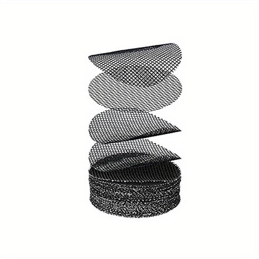 50pcs Flower Pot Hole Mesh Pad Round Drainage Hole Screens Prevent Soil Loss