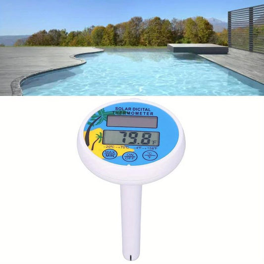 Floating Pool Thermometer Solar Powered Digital Easy Read