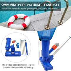 Pool Cleaning Set Vacuum Nozzle Suction Head with Bottom Brush