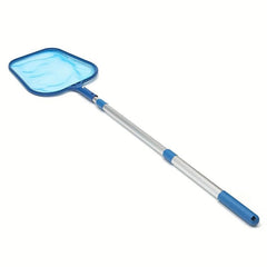 Pool Skimmer Net & Telescopic Pole Leaf Skimmer Mesh Rake for Spa Pond Pool