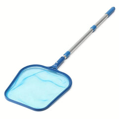 Pool Skimmer Net & Telescopic Pole Leaf Skimmer Mesh Rake for Spa Pond Pool
