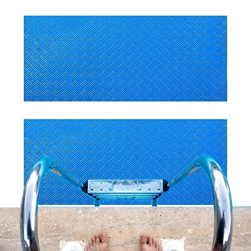 Swimming Pool Ladder Mat Protective Pad Non Slip Texture 89.99cm x 39.98cm