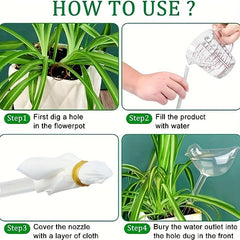 6 Pack Bird Shaped Self Watering Globes for Plants Indoor & Outdoor