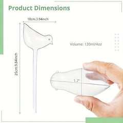 6 Pack Bird Shaped Self Watering Globes for Plants Indoor & Outdoor