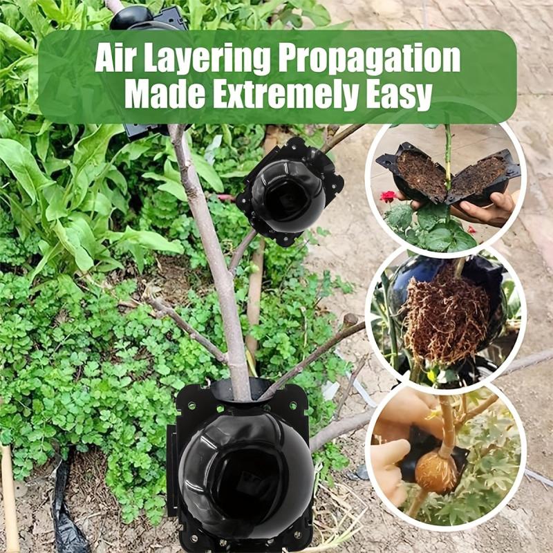 10pcs Reusable Tree Root Growing Box Air Layering Propagation Kit