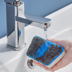 Long Handle Trapezoidal Cleaning Brush for Bathroom Tiles & Bathtubs
