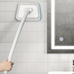 Long Handle Trapezoidal Cleaning Brush for Bathroom Tiles & Bathtubs