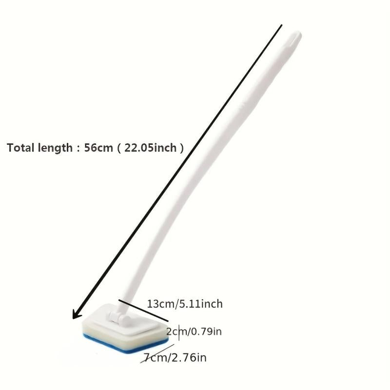 Long Handle Trapezoidal Cleaning Brush for Bathroom Tiles & Bathtubs