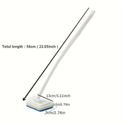 Long Handle Trapezoidal Cleaning Brush for Bathroom Tiles & Bathtubs