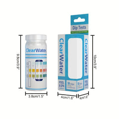 50pcs 3 In 1 Chlorine PH Test Strips Water Tester Paper for SPA Swimming Pool