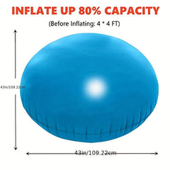 2pcs Winter Block Above Ground Pool Winter Air Pillow Cover Float Pillow