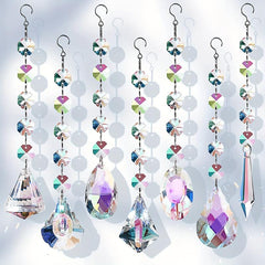 Rainbow Crystal Prism Sun Catcher for Garden Decoration