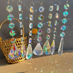 Rainbow Crystal Prism Sun Catcher for Garden Decoration