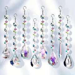 Rainbow Crystal Prism Sun Catcher for Garden Decoration