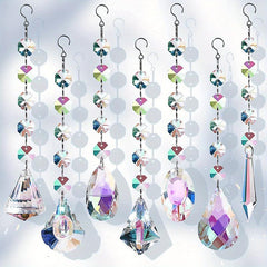 Rainbow Crystal Prism Sun Catcher for Garden Decoration