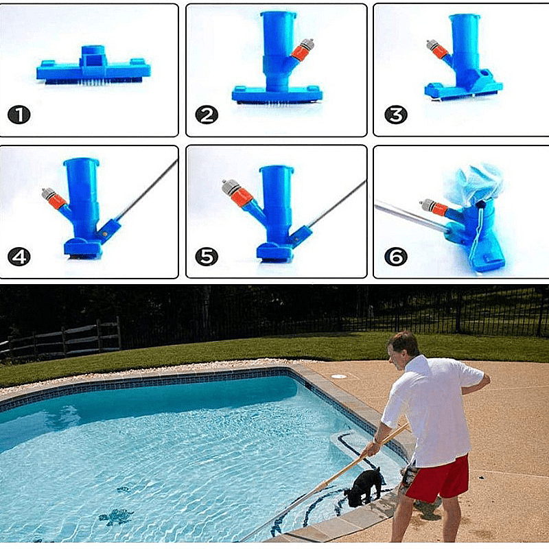 Pool Vacuum Cleaning Kit Spa Pool Vacuum Jet Cleaning
