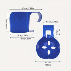 4pcs Poolside Cup Holder Pool Rack Pool Beverage Beer Cup Holder