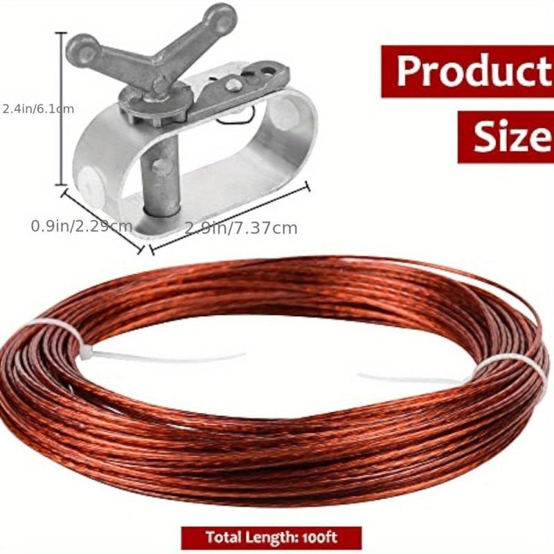 1pc Pool Cover Cable And Winch Kit 30 48meter