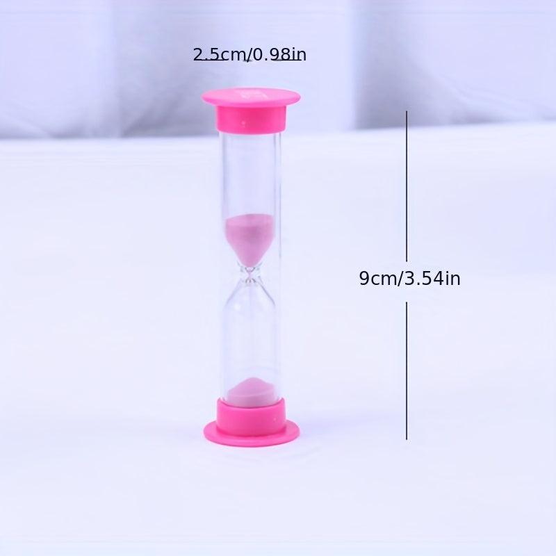 6pc Mini Hourglass Set, 30s - 10min Timer, 6 Hourglasses