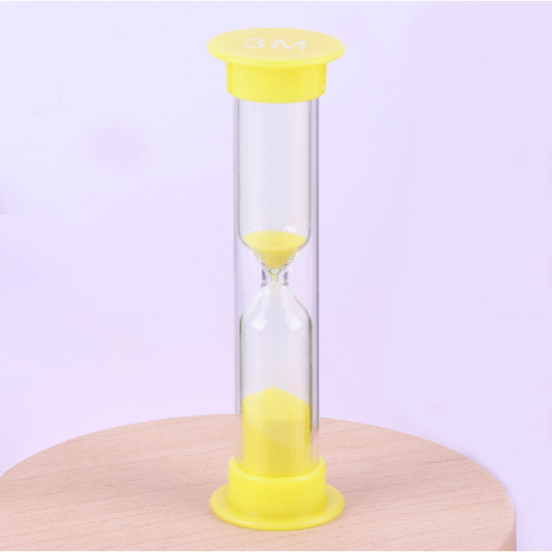 6pc Mini Hourglass Set, 30s - 10min Timer, 6 Hourglasses