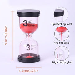 6pcs Hourglass Timer Creative Decoration Of Quicksand Bottle