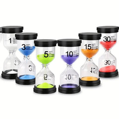 6pcs Hourglass Timer Creative Decoration Of Quicksand Bottle