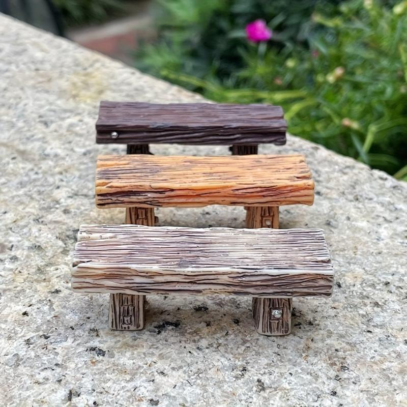 3pcs Fairy Garden Rockery Landscape Decoration Accessories