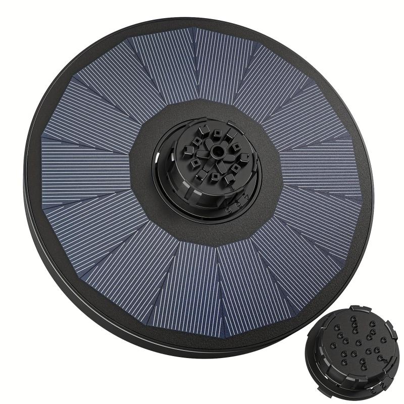 Solar Fountain Upgraded 4 in 1 Nozzle 2.2W Solar Powered Fountain Pump
