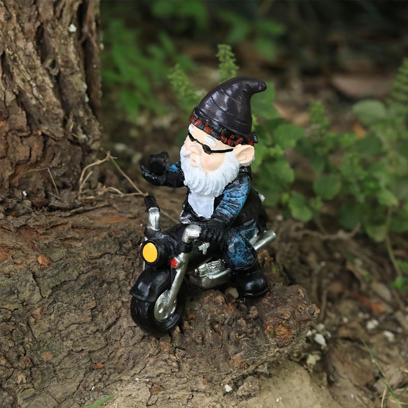 Funny Garden Gnome Statue Large Resin Ornament