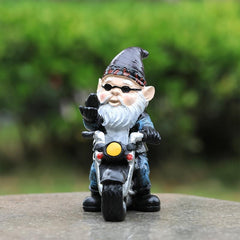 Funny Garden Gnome Statue Large Resin Ornament