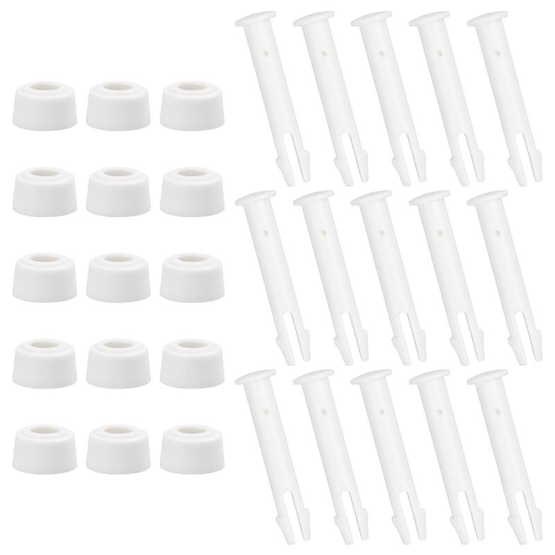 Pool Plastic Connecting Pins & Seal Replacement Parts - 15 Packs