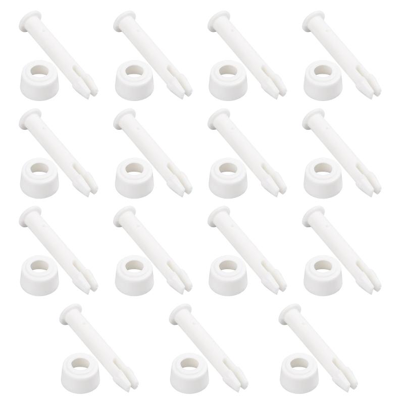 Pool Plastic Connecting Pins & Seal Replacement Parts - 15 Packs