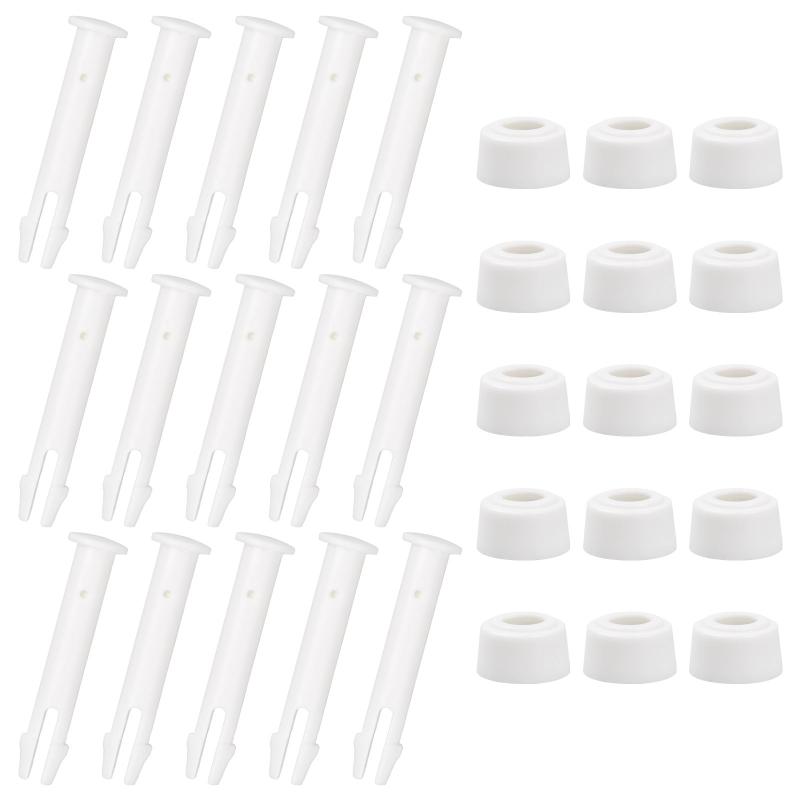 Pool Plastic Connecting Pins & Seal Replacement Parts - 15 Packs