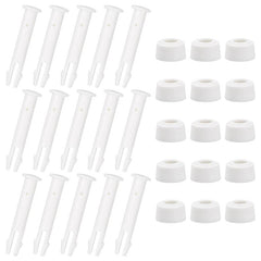 Pool Plastic Connecting Pins & Seal Replacement Parts - 15 Packs