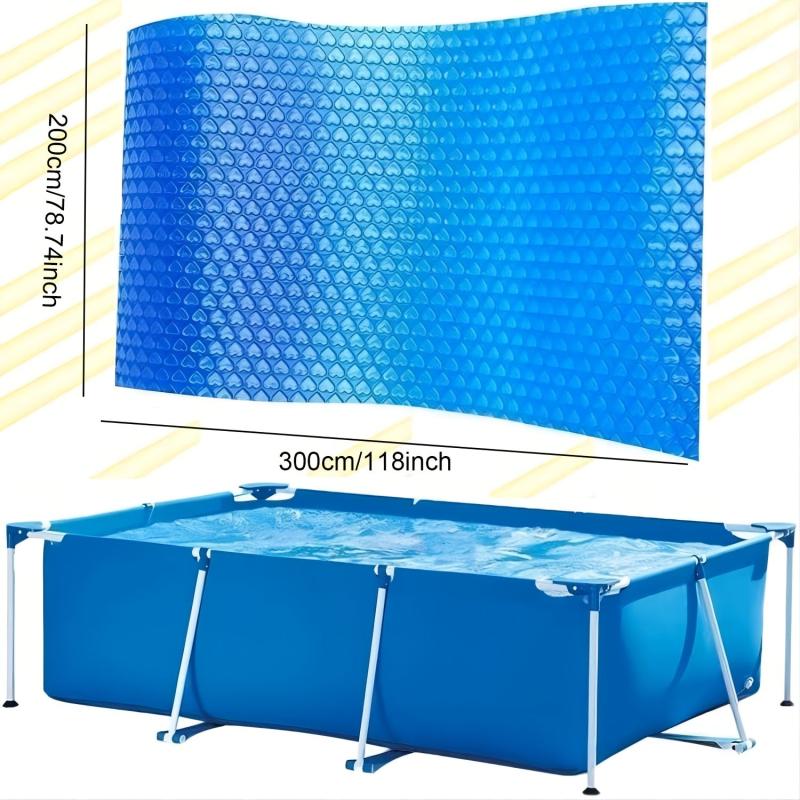 Solar Pool Covers Blankets For Rectangle Inground Above Ground Swimming Pool
