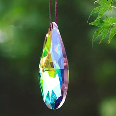 Crystal Waterdrops Pendant Hanging Prisms Beads Chrismas Decoration Suncatcher
