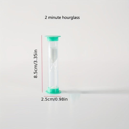 Cartoon Hourglass Timer 1-2 Minutes Anti-fall Learning Creative Ornaments