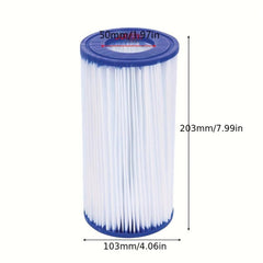 6pcs Pool Filter Replacement Cartridge Spa Pool Equipment