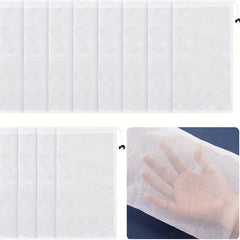 12pcs Pool Jet Vacuum Bag Leaf Debris Collection Bags Fine Mesh Replacement