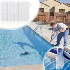 12pcs Pool Jet Vacuum Bag Leaf Debris Collection Bags Fine Mesh Replacement